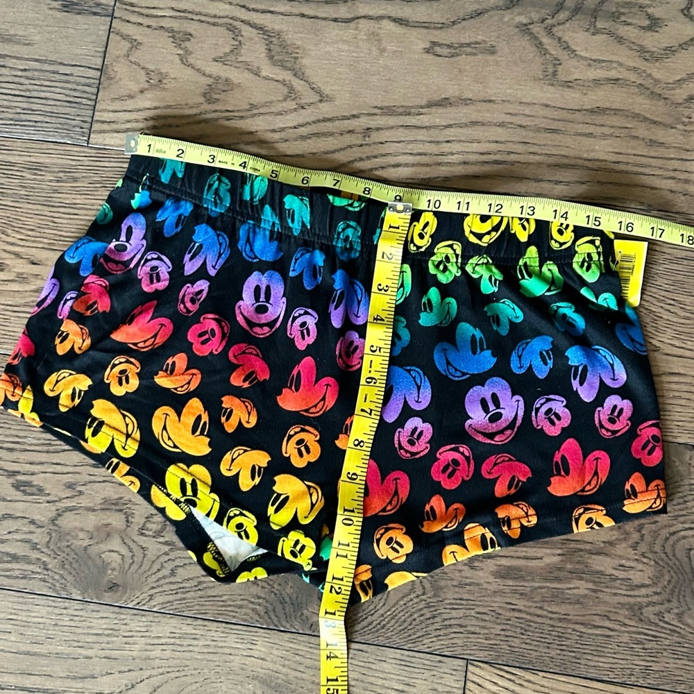 NWOT Disney Women's Colorful Mickey Mouse Sleep Pajama Shorts Size Small - Picture 3 of 6